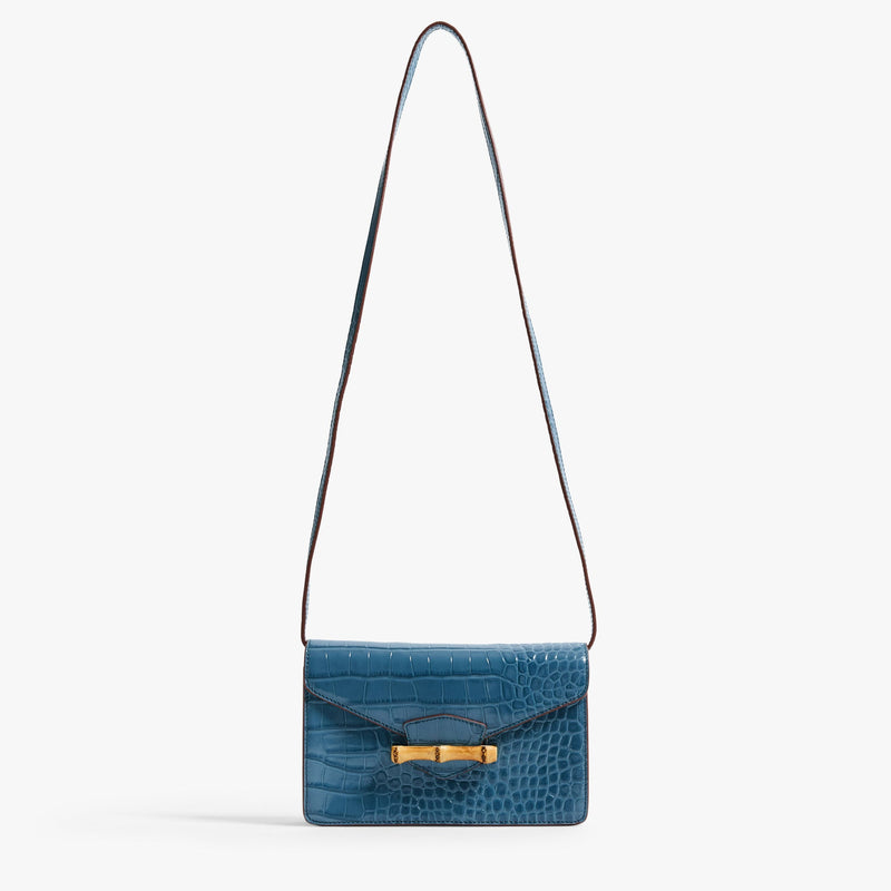 Pamela Munson Jackie French Blue Bag