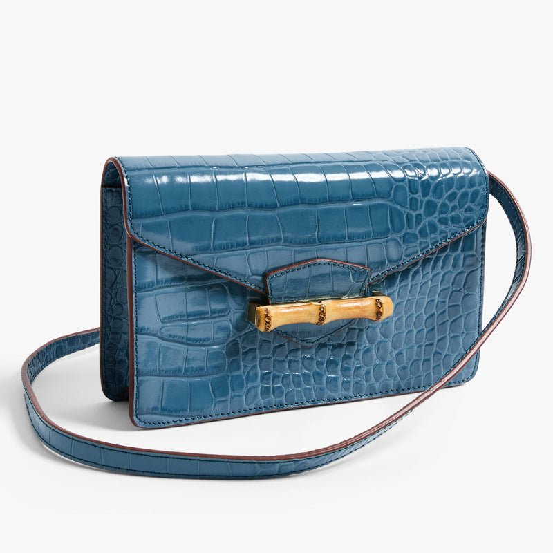 Pamela Munson Jackie French Blue Bag