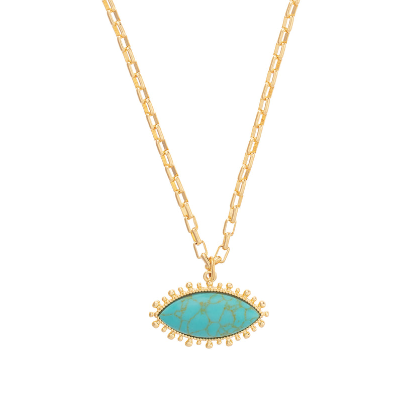 Talis Chains Turquoise Pendant Necklace