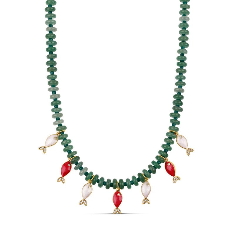 Hannah B. Fish Charm Necklace