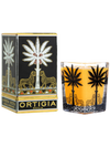 Ortigia Sicilia Ambra Negra Large Square Candle