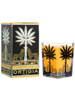 Ortigia Sicilia Ambra Negra Large Square Candle