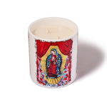 SAINT Virgin Mary of Guadalupe Ceramic Candle