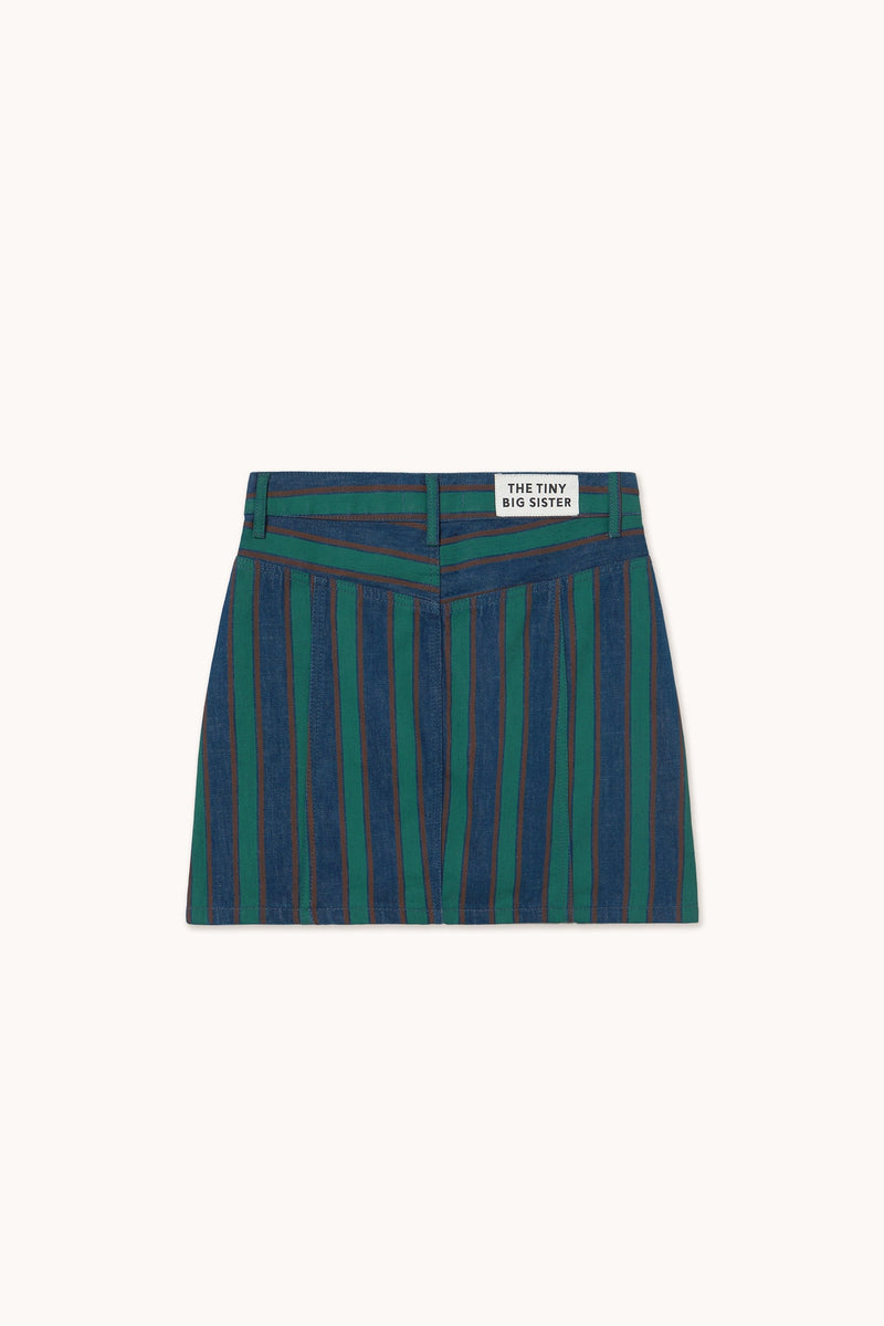 TINY BIG SISTER Striped Mini Skirt