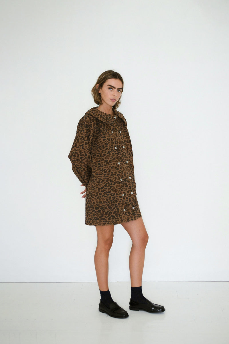 TINY BIG SISTER Animal Print Dress