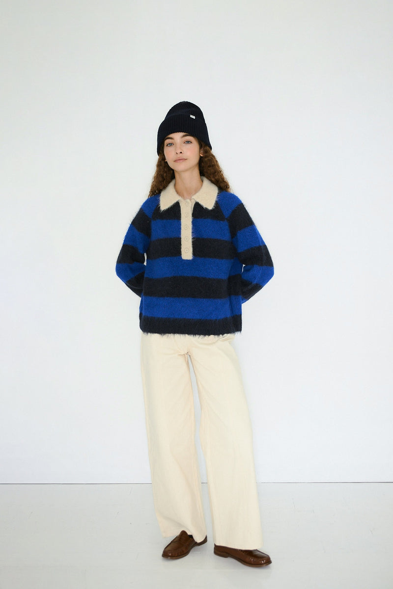 TINY BIG SISTER Frank Polo Sweater