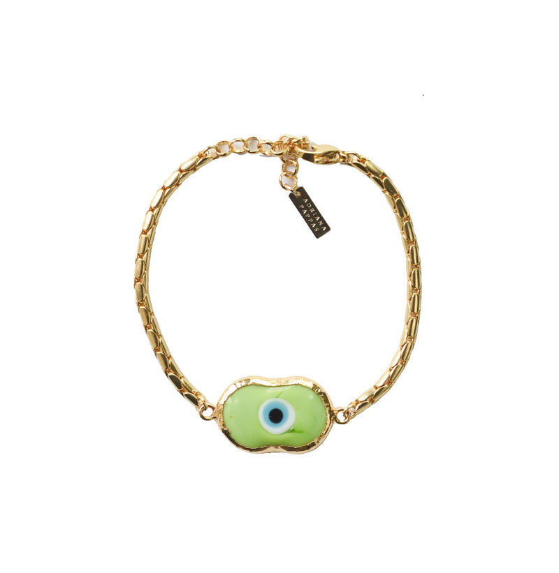 Adriana Pappas Evil Eye Snake Bracelet