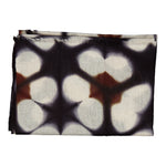 Denovembre Beliss Black and Cognac Scarf