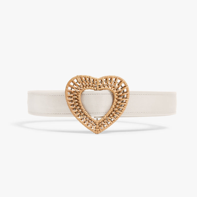 Pamela Munson Rattan Heart Belt