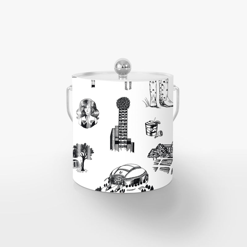 Katie Kime Dallas Toile Ice Bucket