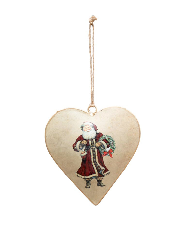 Chehoma Santa Heart Ornament