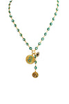 Elizabeth Cole Galia Green Necklace