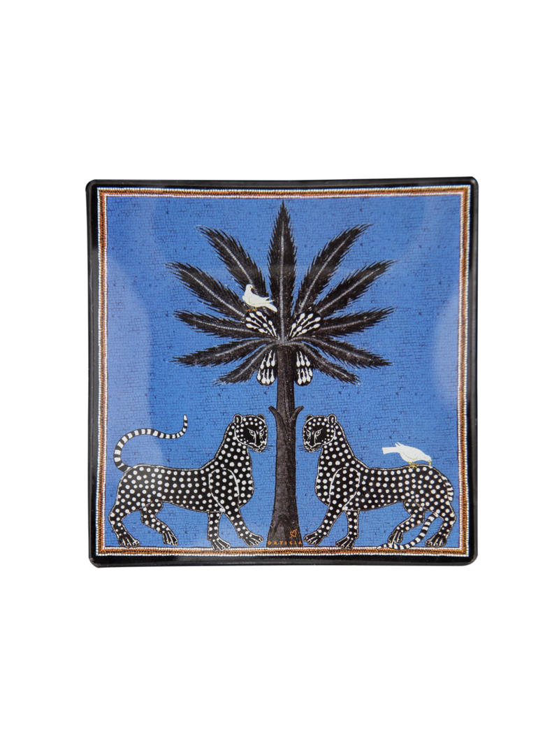 Ortigia Sicilia Blue Mosaic Plate