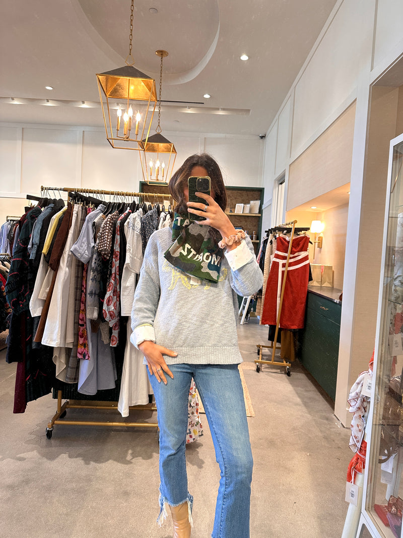 Benaras Green Park City Scarf