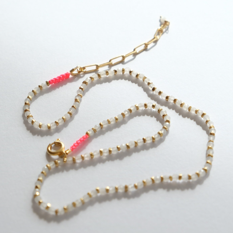 Ikiagi Moonstone Cerezo Necklace