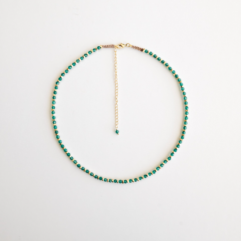 Ikiagi Green Onyx Cerezo Necklace