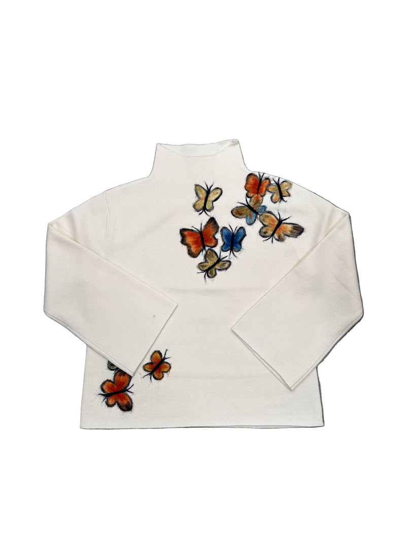 Saccharine Flock of Butterflies Sweater