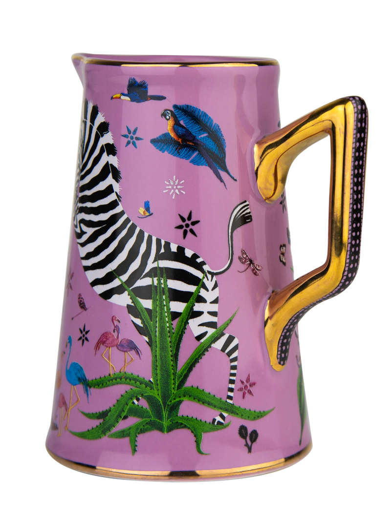 Ortigia Sicilia Pink Jungle Jug