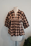 Never A Wallflower Laura Top Nouveau Squares