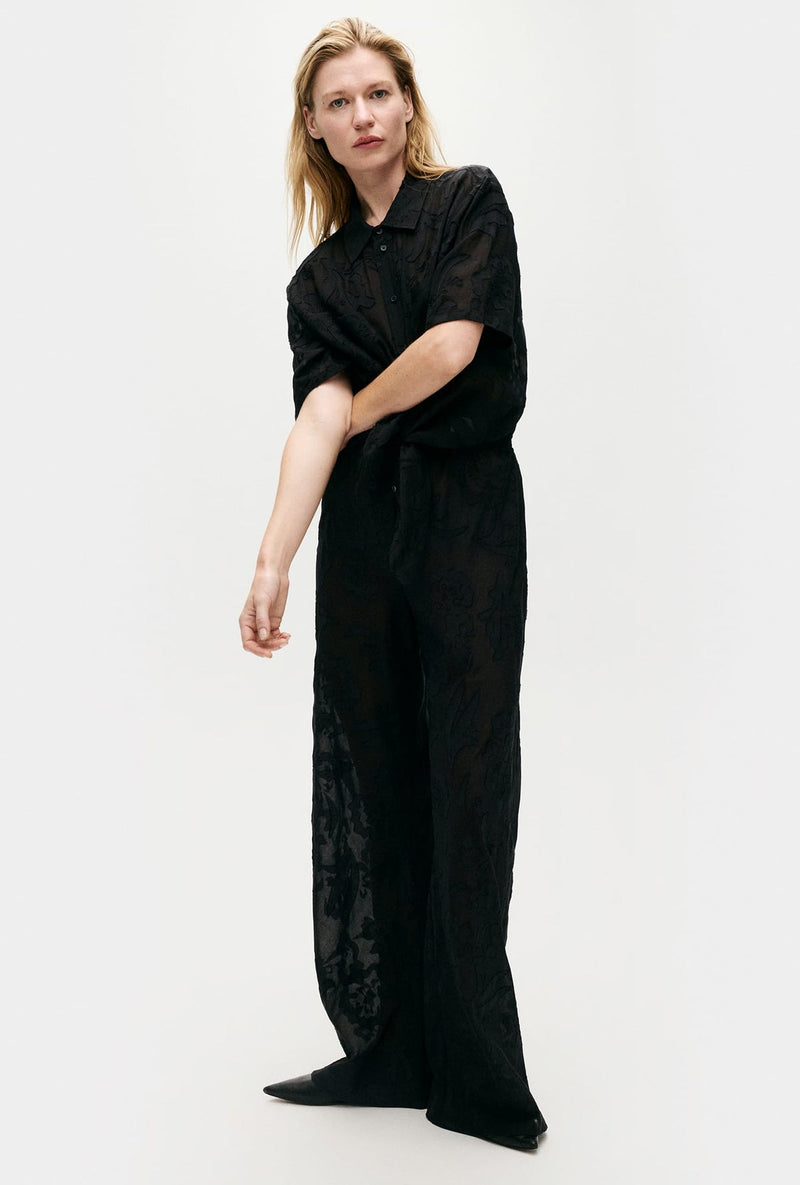 Silk Laundry Clip Bias Pants