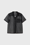 Silk Laundry Organza Camp Shirt