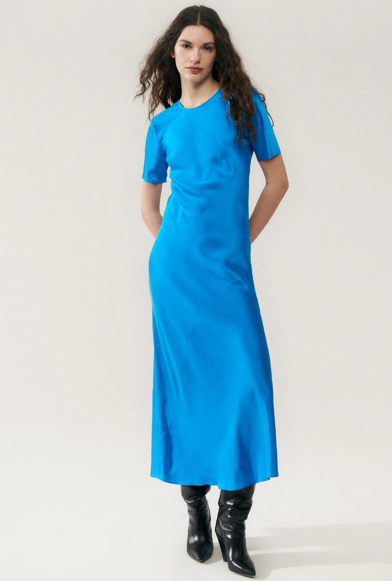 Silk Laundry Bias Dress