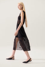 Silk Laundry Feather Wrap Skirt