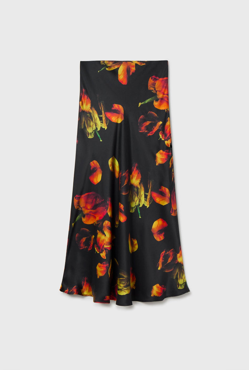 Silk Laundry Tulipa Bias Skirt