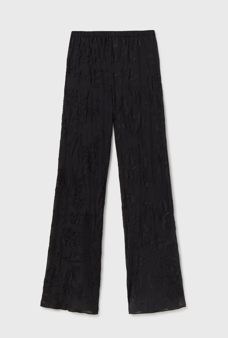 Silk Laundry Clip Bias Pants