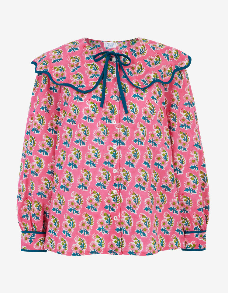 Pink City Prints Apple Blouse