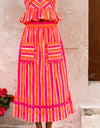 Pink City Prints Puglia Skirt