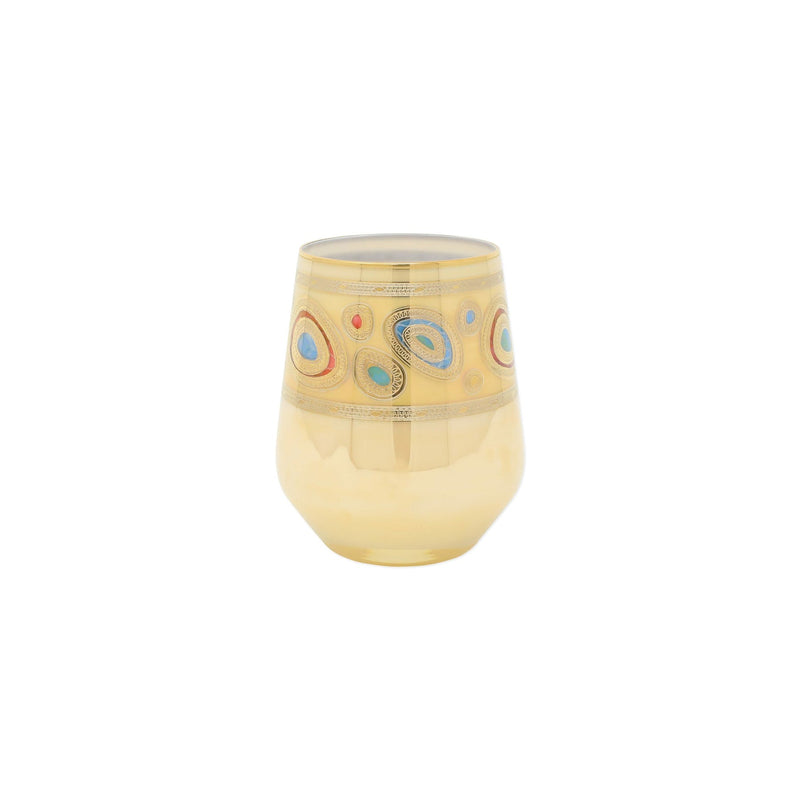 VIETRI Regalia Stemless Wine Glasses