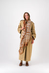 Denovembre Rive Cognac Shibori Scarf