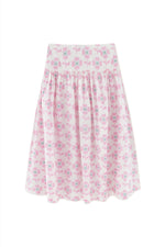 TINY BIG SISTER Cross Stitch Floral Skirt