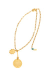 Elizabeth Cole St. Christopher Necklace