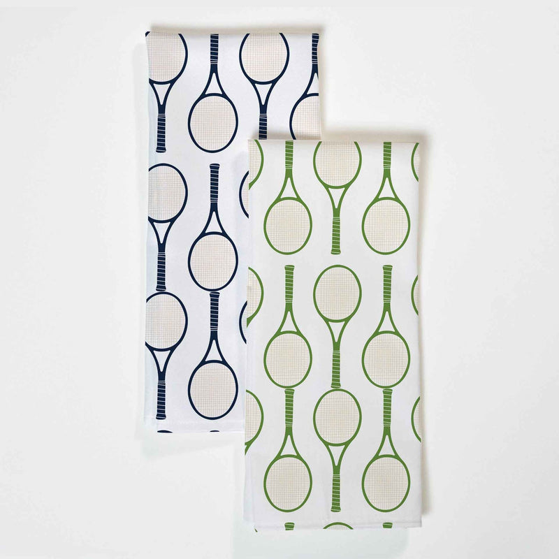 Katie Kime Tennis Time Tea Towel Set