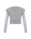THEO Nomia Sheer Sleeve Sweater