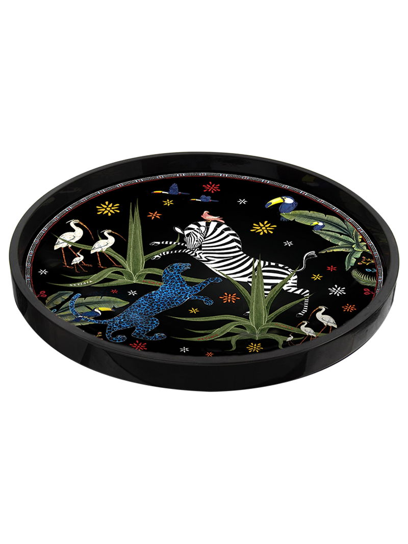 Ortigia Sicilia Jungle Round Tray