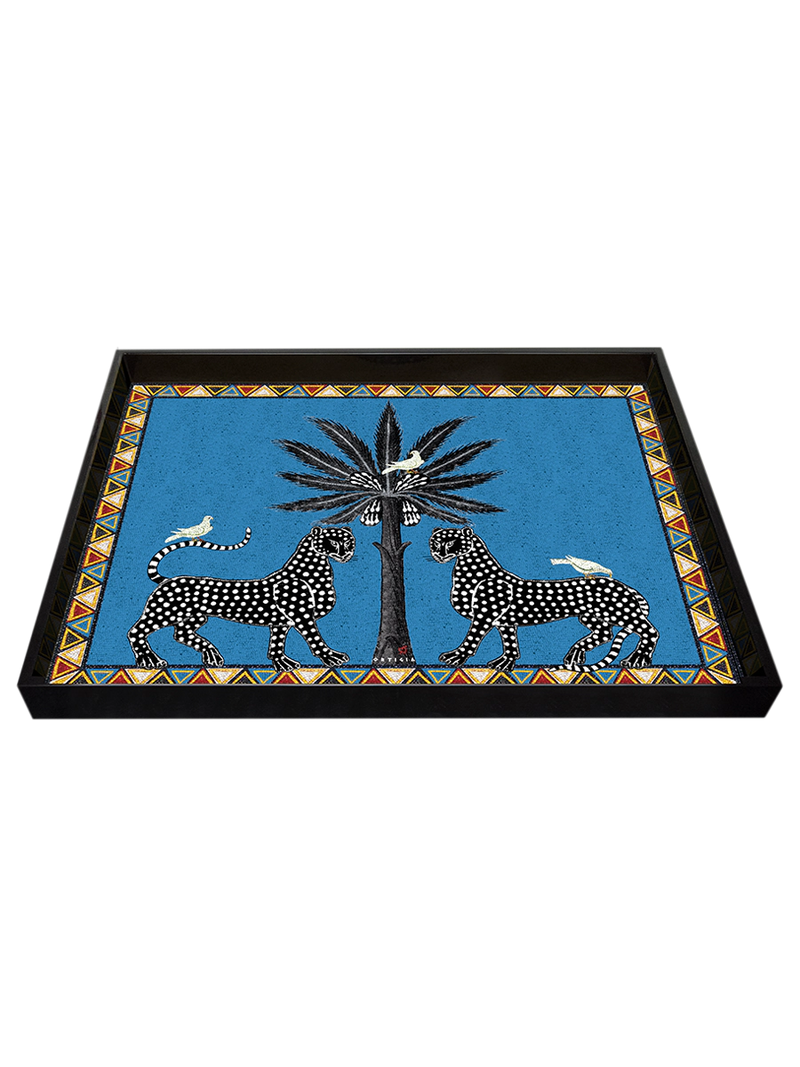 Ortigia Sicilia Mosaic Blue Large Tray