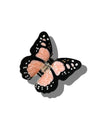 Solar Eclipse Monarch Butterfly Hair Clip