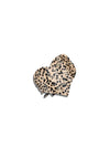 Solar Eclipse Leopard Heart Flat Hair Clip