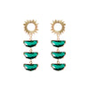 Adriana Pappas Crystal Supernova Earrings